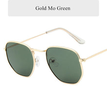 Load image into Gallery viewer, Oulylan Fashion Sunglasses Women Brand Designer Small Frame Polygon Clear Lens Sun Glasses Men Vintage Hexagon Metal Frame