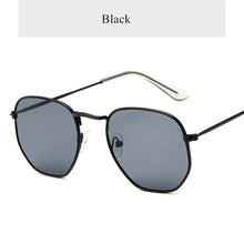 Load image into Gallery viewer, Oulylan Fashion Sunglasses Women Brand Designer Small Frame Polygon Clear Lens Sun Glasses Men Vintage Hexagon Metal Frame