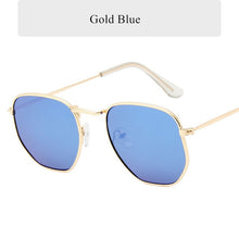 Load image into Gallery viewer, Oulylan Fashion Sunglasses Women Brand Designer Small Frame Polygon Clear Lens Sun Glasses Men Vintage Hexagon Metal Frame