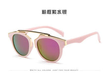 Load image into Gallery viewer, 2019 Fashion Brand Kids Sunglasses Anti-uv Baby Sun-shading Eyeglasses Girl Boy Classic Retro Cute Matel Pilot Sun Glasses UV400