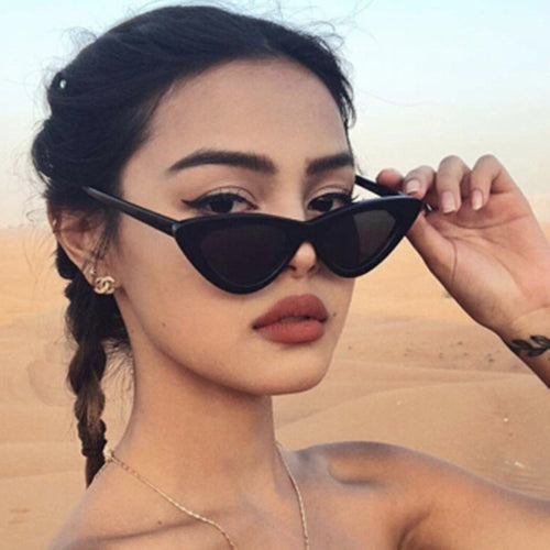 HINDFIELD Retro Cat Eye Sunglasses Women Brand Designer Vintage Sun glasses Women Eyewear Oculos De Sol Feminino CJ9788