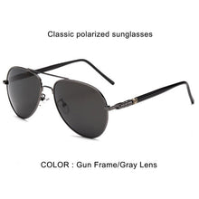 Load image into Gallery viewer, Psacss Classic Pilot Photochromic Sunglasses Men Driving Clear Polarized Lens Sun Glasses Male Vintage Brand Sunglass Oculos UV