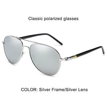 Load image into Gallery viewer, Psacss Classic Pilot Photochromic Sunglasses Men Driving Clear Polarized Lens Sun Glasses Male Vintage Brand Sunglass Oculos UV