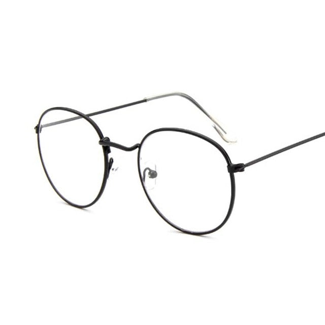 Retro Vintage Round Transparent Lens